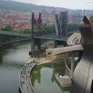 Vista aérea de Bilbao