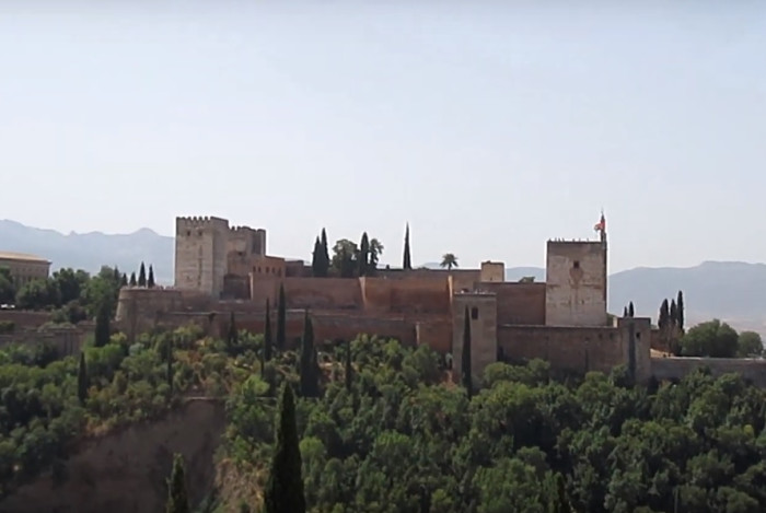 Vistas de La Alhambra desde el Mirador de San Nicolás