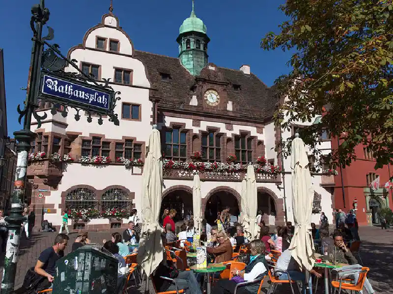 Rathausplatz, el centro histórico de Friburgo