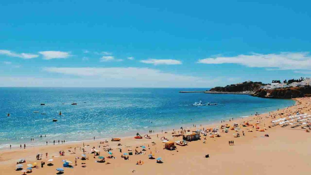 Actividades en las playas de Albufeira portugal
