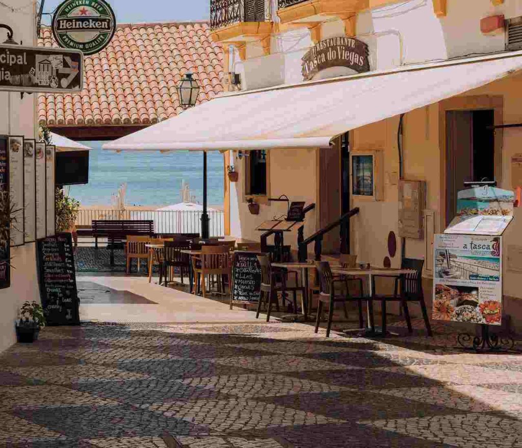 Bares y restaurantes en Albufeira portugal